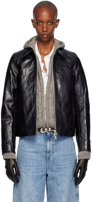 Яке OUR LEGACY Mini Leather Jacket Черно | W4239MTD, 0