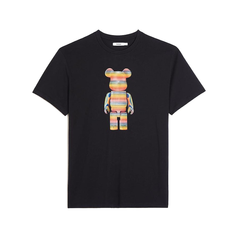 Тениска PANGAIA Pangaia x Haroshi x Medicom Toy Recycling T-Shirt Черно | 752-148-0002
