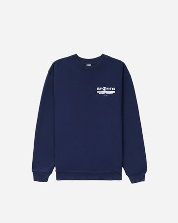Суитчър Sporty & Rich Sports Crewneck Тъмно синьо | CR492NA, 0