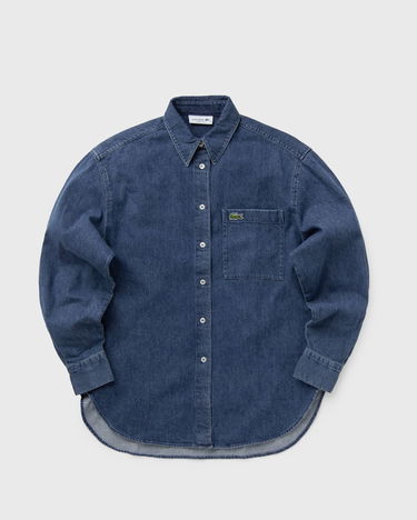 Риза Lacoste OVERSIZED DENIM BREAST POCKET SHIRT Синьо | CF0036-113, 0
