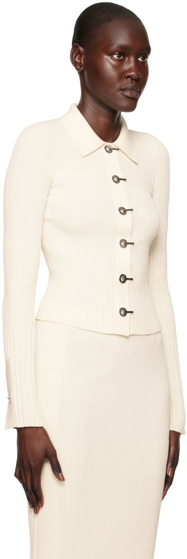 Пуловер Dion Lee Gradient Rib Long Sleeve Cardigan Оранжево
 | A7663R23, 4