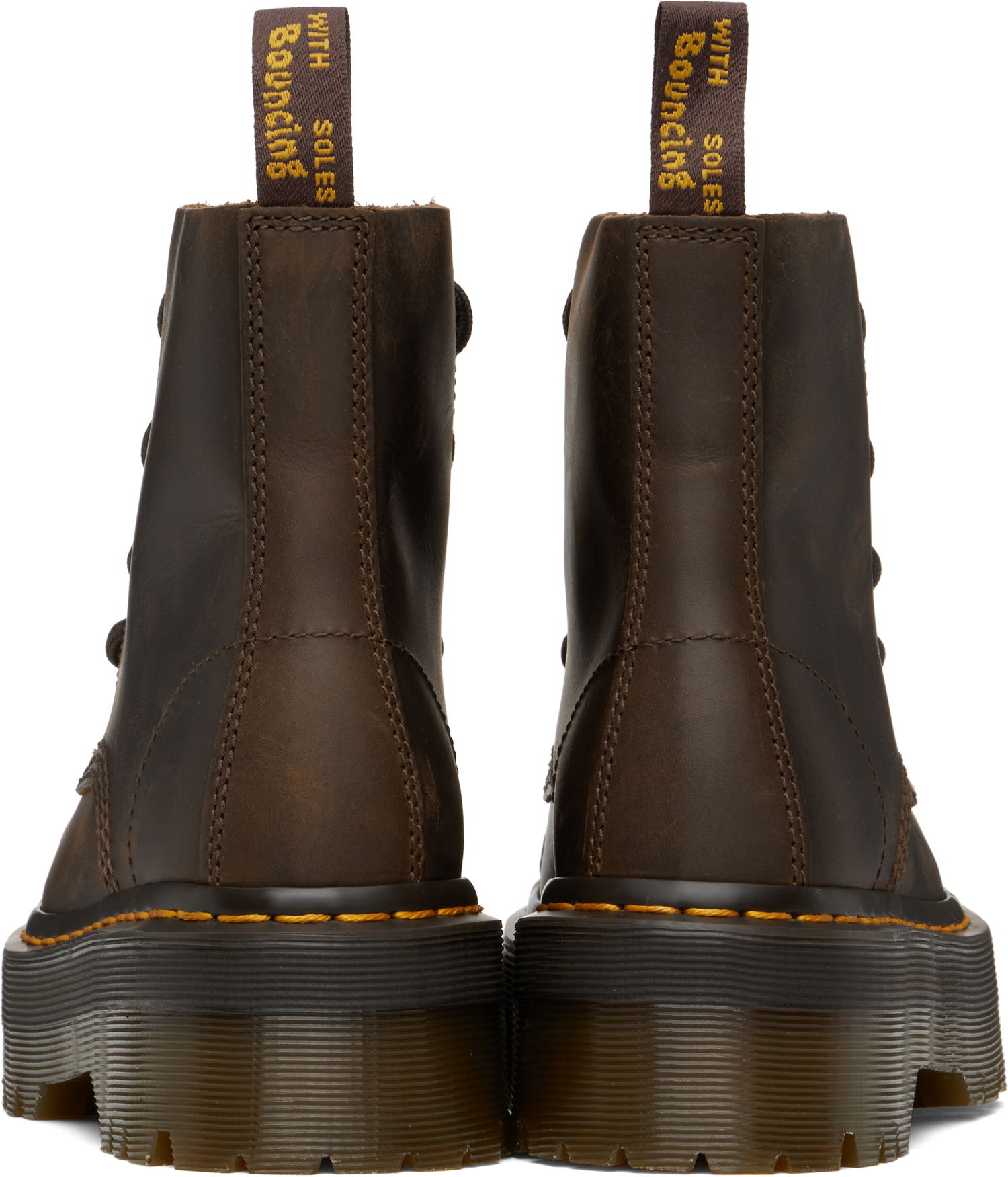 Кецове и обувки Dr. Martens Sinclair Leather Platform Boots Кафяво | 40910200, 1