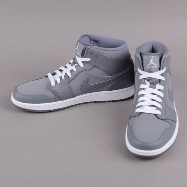 Кецове и обувки Jordan Air Jordan 1 Retro Mid ''Cool Grey'' Сиво | 554724-014, 2