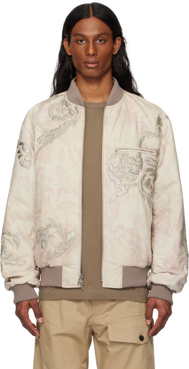 Яке бомбър Dries Van Noten Dries Van Noten Floral Reversible Bomber Jacket Розово | 251-080539-1002, 0