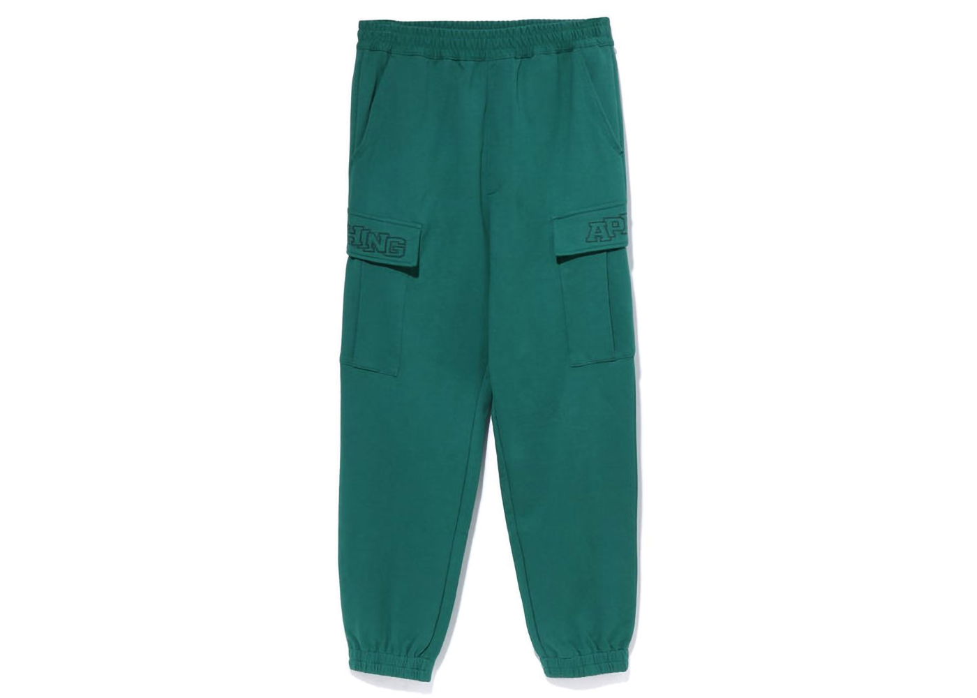 Спортни панталони BAPE 6 Pocket Relaxed Fit Sweatpants Зелено | 1J30-152-006, 0