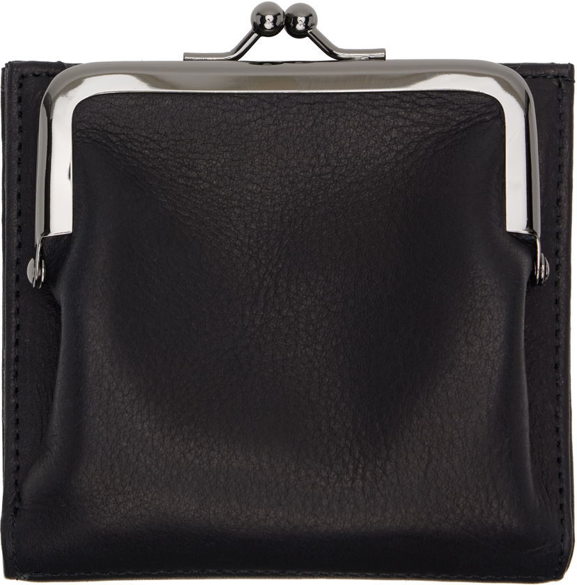 Портфейл Yohji Yamamoto Yohji Yamamoto Clasp Wallet Черно | DA-A88-784