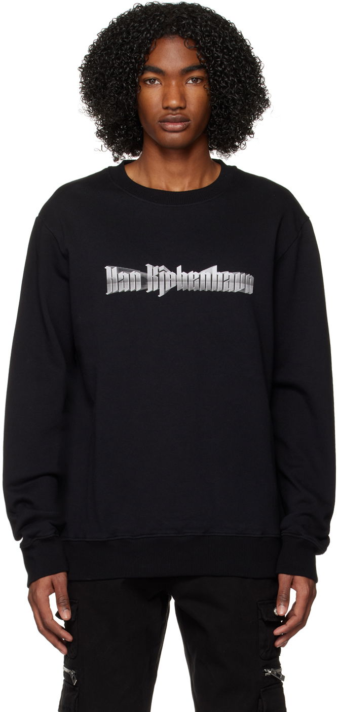 Пуловер Han Kjøbenhavn Han Kjobenhavn Printed Sweatshirt Черно | M-132752