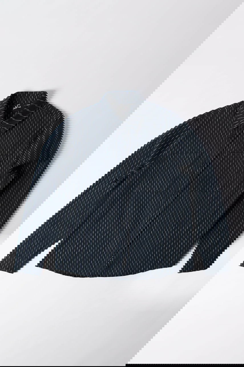 Риза By Parra Shirt Parra Meandering lines regular fit classic collar Тъмно синьо | 54236, 0