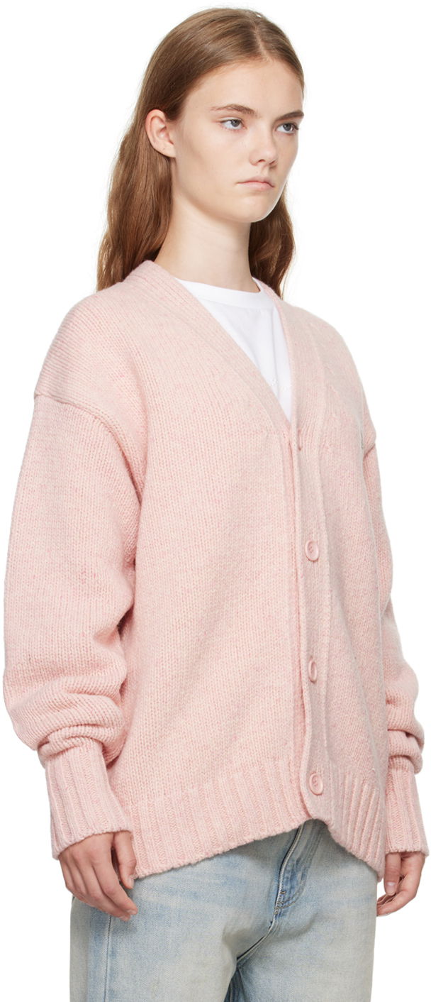 Пуловер We11done Chunky V-Neck Cardigan Розово | WD-KC2-24-627-U-LP, 1