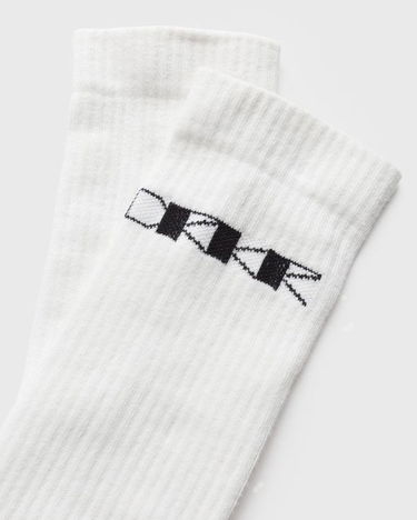 Чорапи Rick Owens KNIT SOCKS -DRKSHDW KNEE HIGH SOCKS Бяло | DA01E3469-SOCKC-119, 3