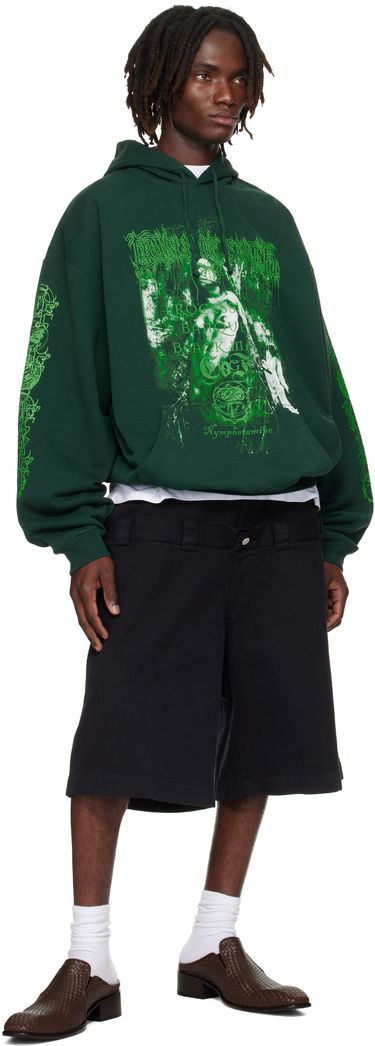 Суитчър VETEMENTS Vetements Cradle of Filth Nymphetamine Oversized Hoodie Зелено | UCF76HD750E, 3