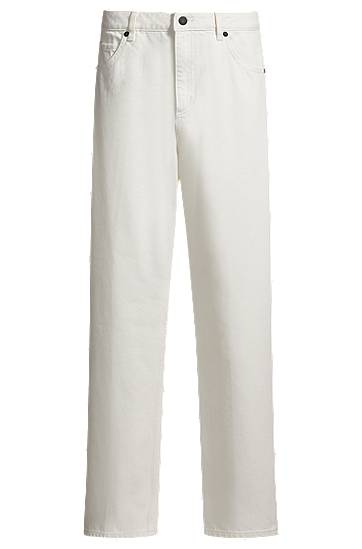 Дънки BOSS Modern-Fit Rigid Denim Jeans Бяло | 50535134, 0