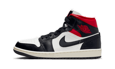Кецове и обувки Jordan Air Jordan 1 Mid "Black Gym Red" W Черно | BQ6472-061, 0