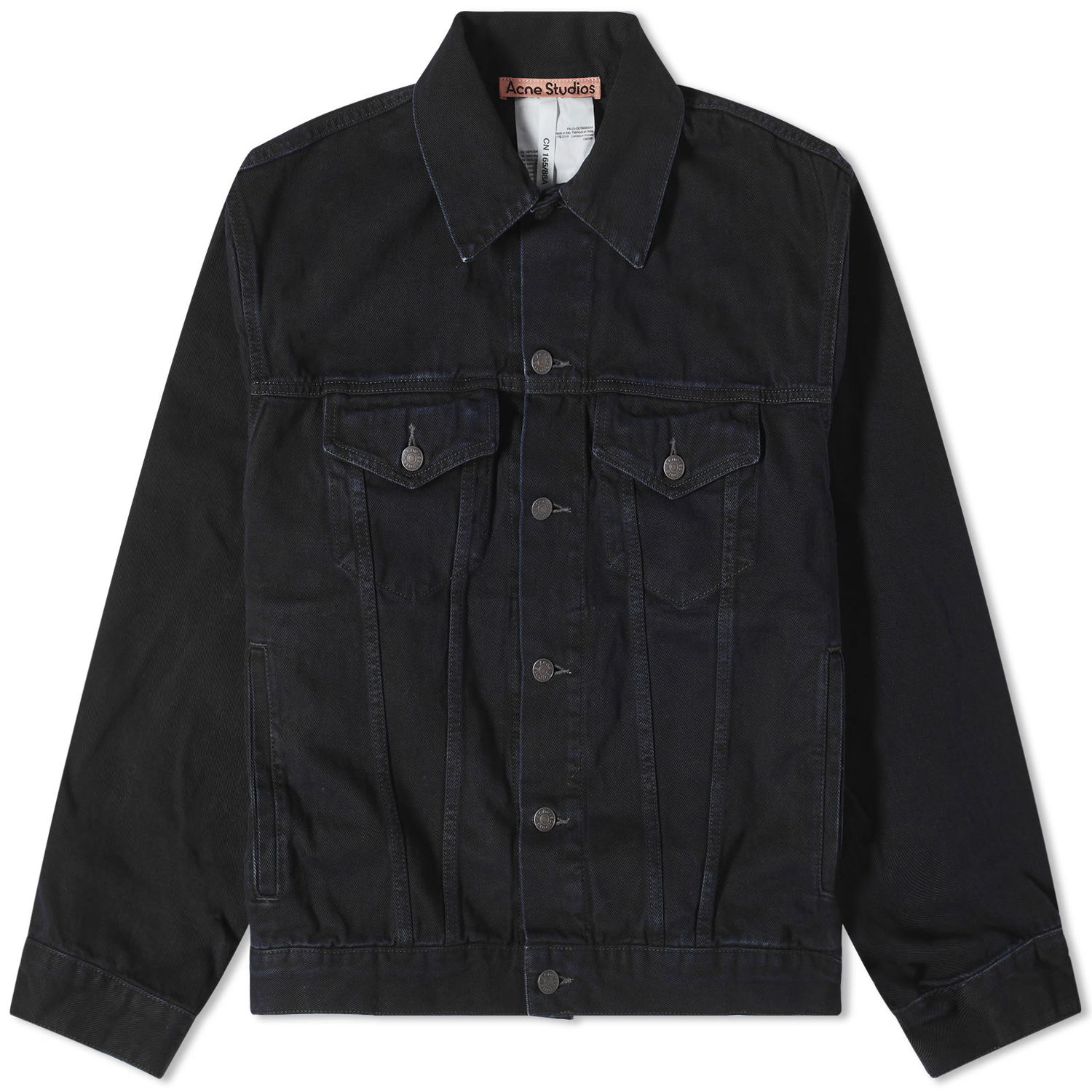 Яке Acne Studios Rob Relaxed Denim Jacket Черно | C90155-900, 0