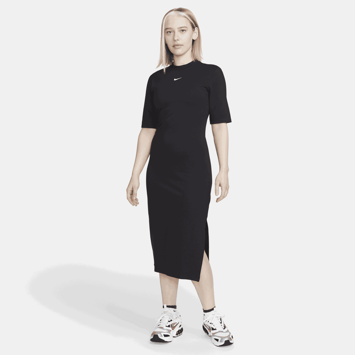 Pокля Nike Sportswear Essential Midi Dress Черно | DV7878-010, 0