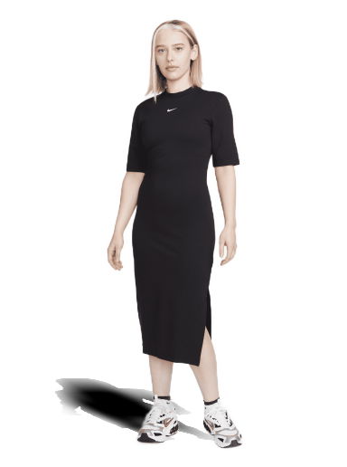 Pокля Nike Sportswear Essential Midi Dress Черно | DV7878-010