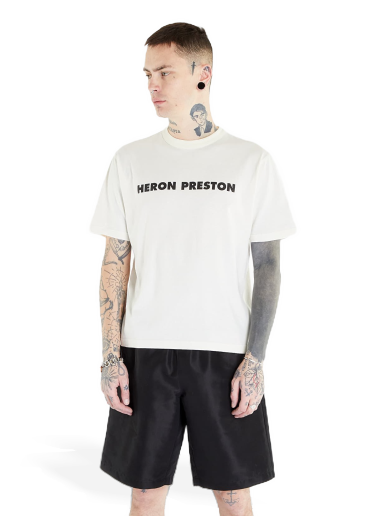 Тениска HERON PRESTON This Is Not Short Sleeve Tee Бяло | HMAA032S23JER0090110