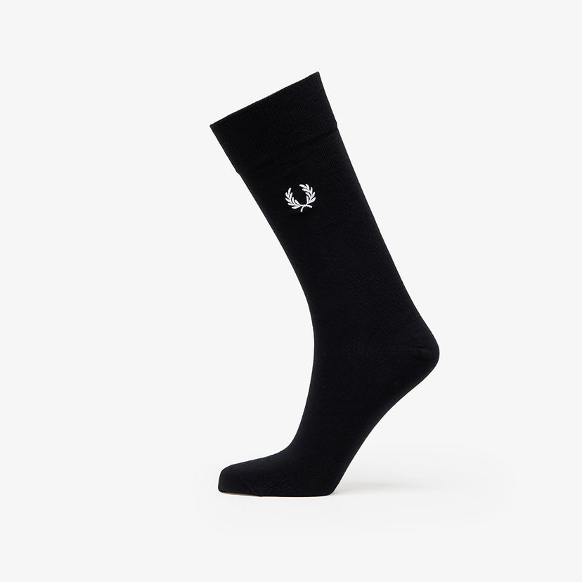 Чорапи Fred Perry Classic Laurel Wreath Sock Black Черно | C7135 843