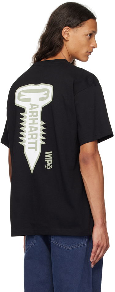Тениска Carhartt WIP Cross Screw T-Shirt Черно | I033949, 2