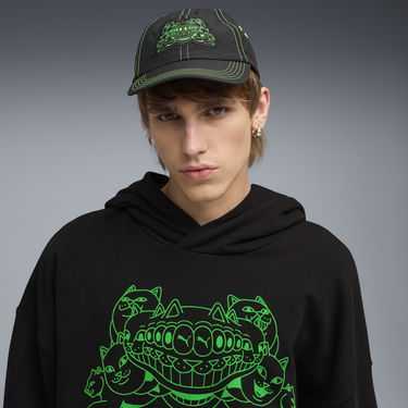 Шапка с козирка Puma RIPNDIP Dad Cap with Neon Green Details Многоцветен | 026595_01, 1