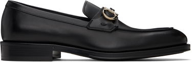 Кецове и обувки FERRAGAMO Salvatore Ferragamo Gancini Ornament Loafers Черно | 778746, 0