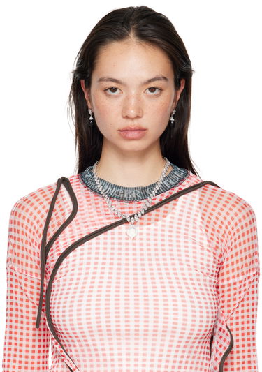 Колие Ottolinger Ottolinger Exclusive Diamond Dip Necklace Металик | 2500609, 1
