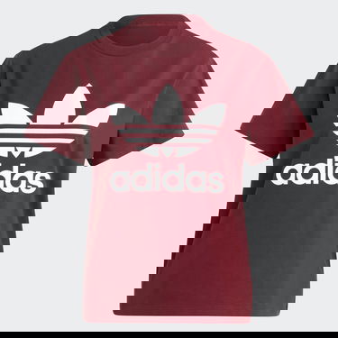 Тениска adidas Originals Adicolor Classics Trefoil Бургунди | IB7422, 4
