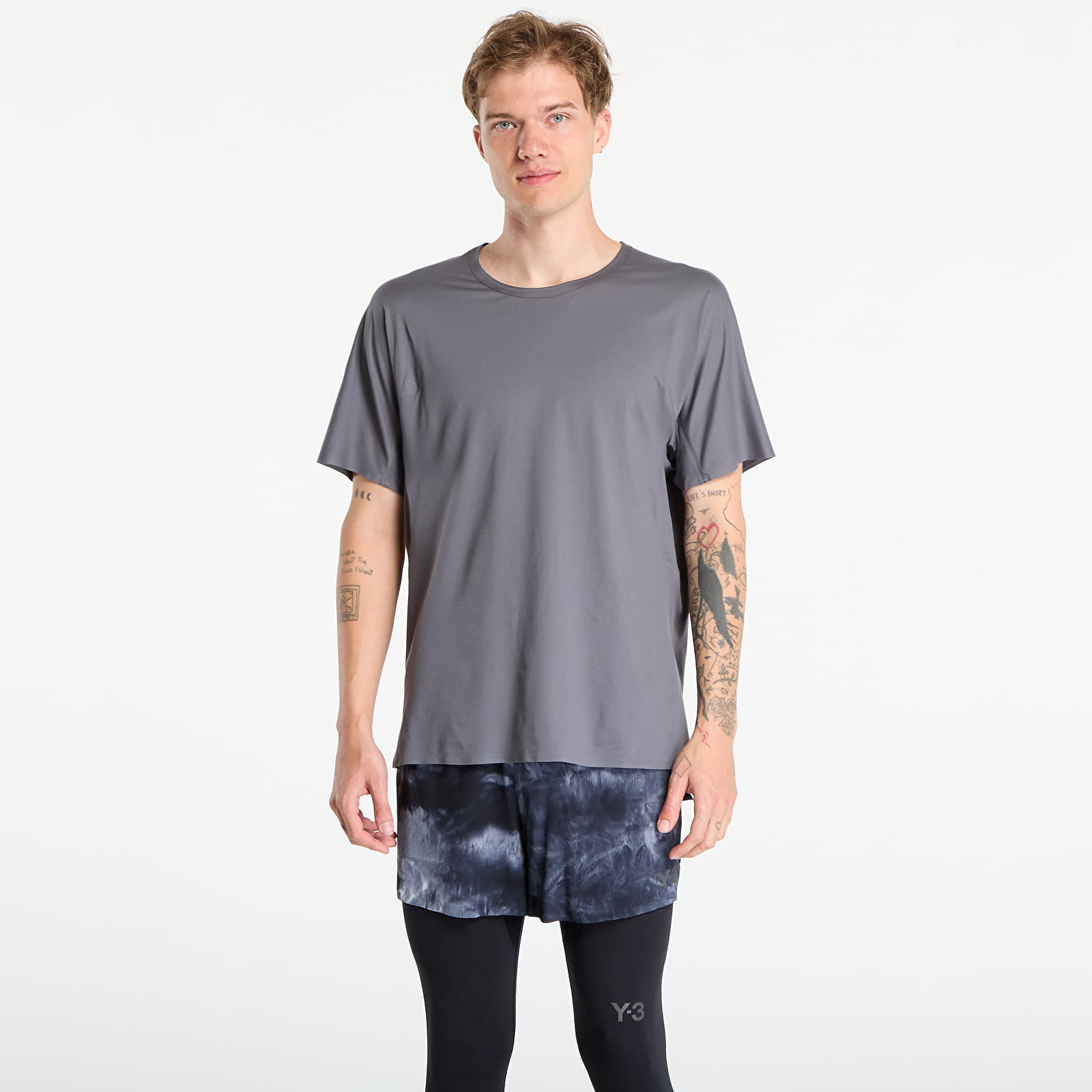 Run Ss Tee Granite M, 0