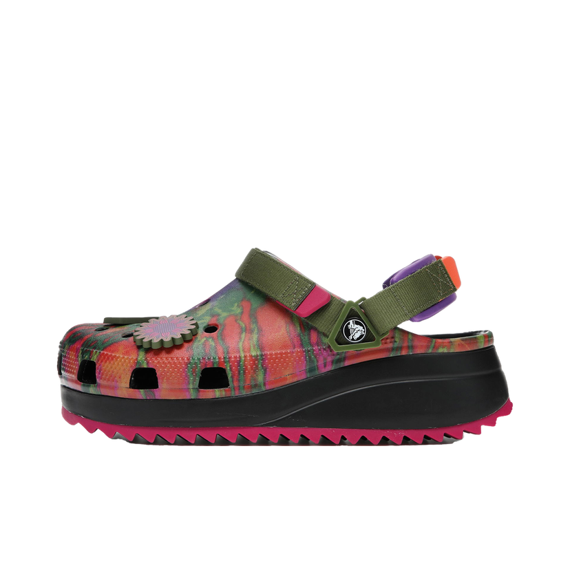 Кецове и обувки Crocs Classic Hiker Peace Out Червено | 207295-988