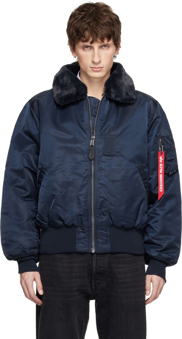 MASTERMIND WORLD Alpha Industries Edition Flight Reversible Bomber Jacket