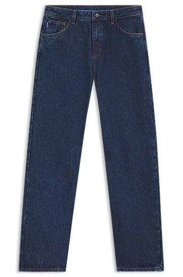 Дънки BOSS Relaxed Fit Jeans Синьо | 50534157, 0