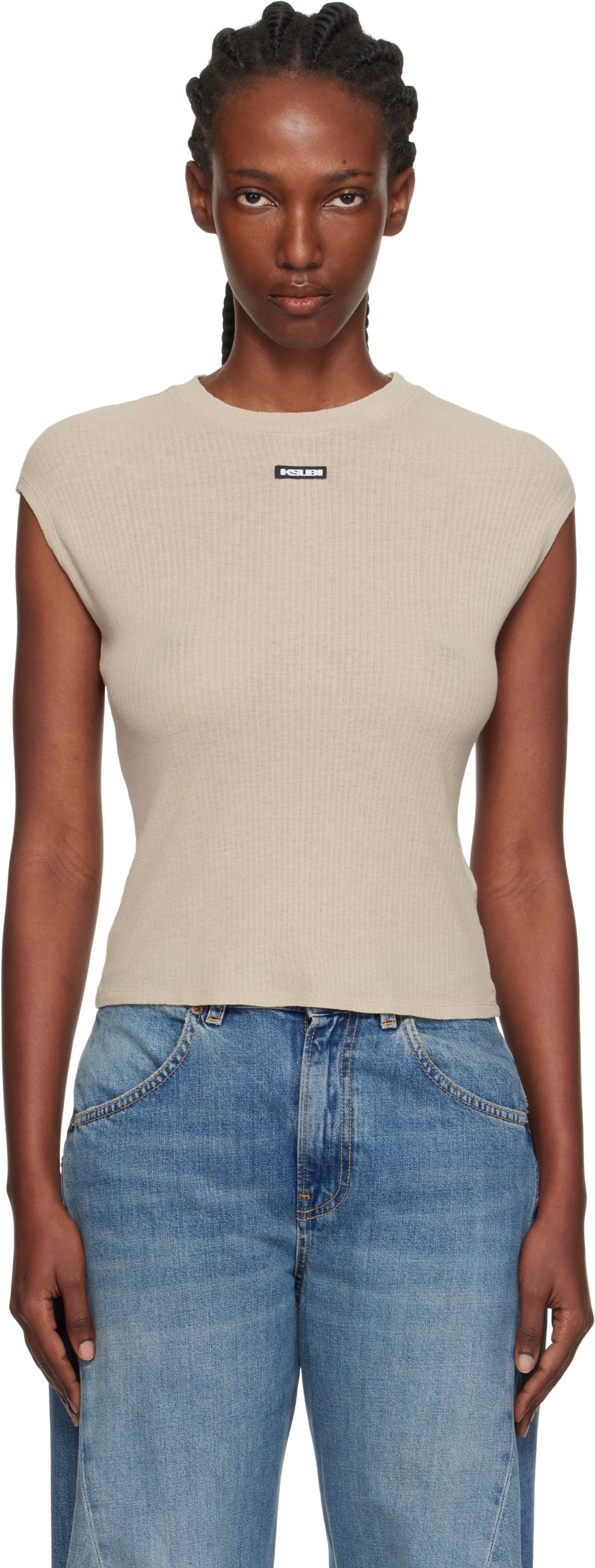 Тениска Ksubi Ksubi Staple Short Sleeve T-Shirt Бежово | WPF25TE014, 0