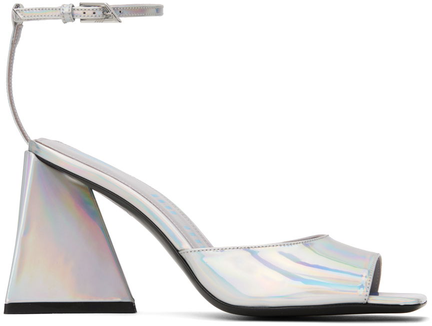 Грижа за обувките The Attico Attico Piper Heeled Sandals Металик | 236WS599 E086, 0