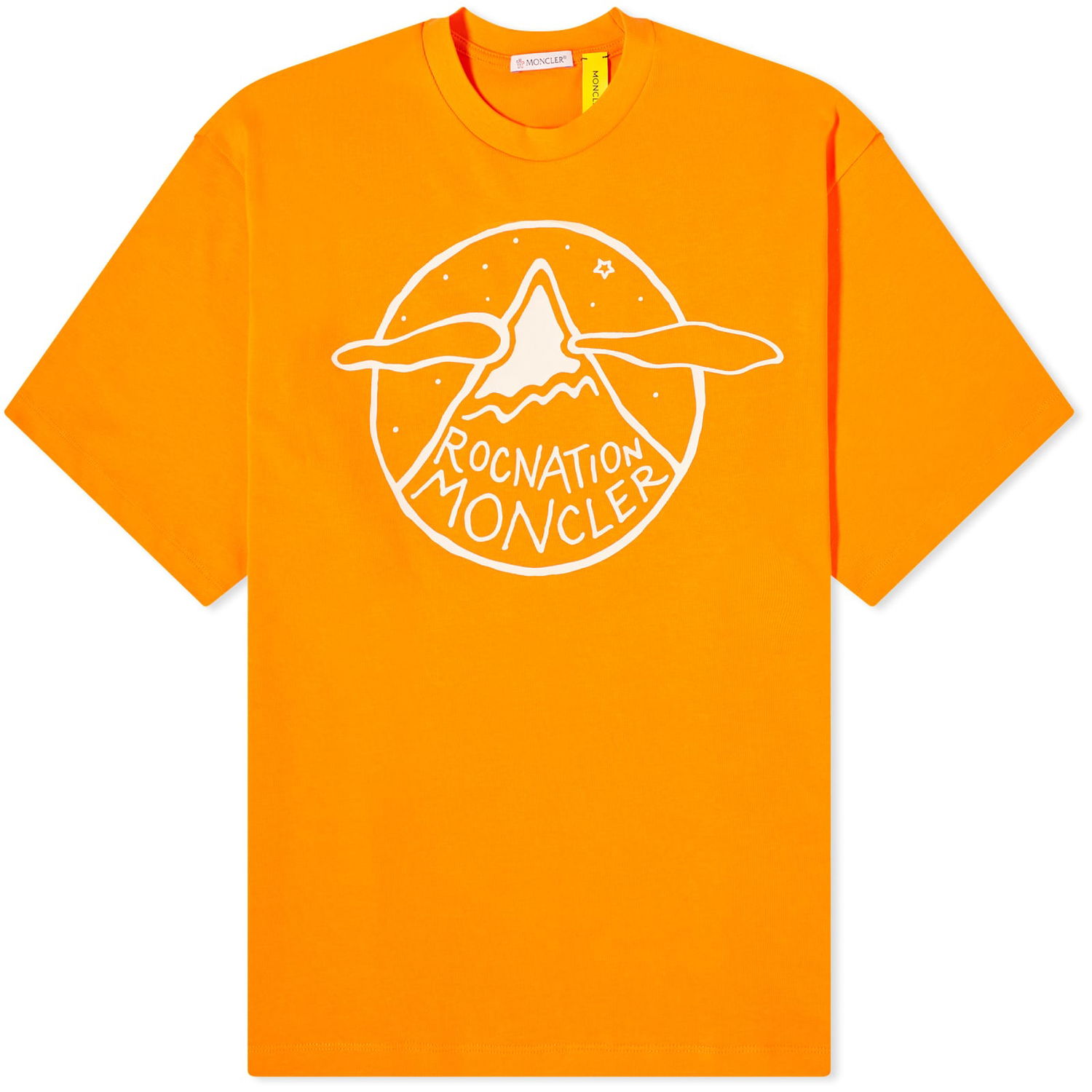 Тениска Moncler Genius x Roc Nation T-Shirt Оранжево
 | 8C000-89A8Y-06-328, 0