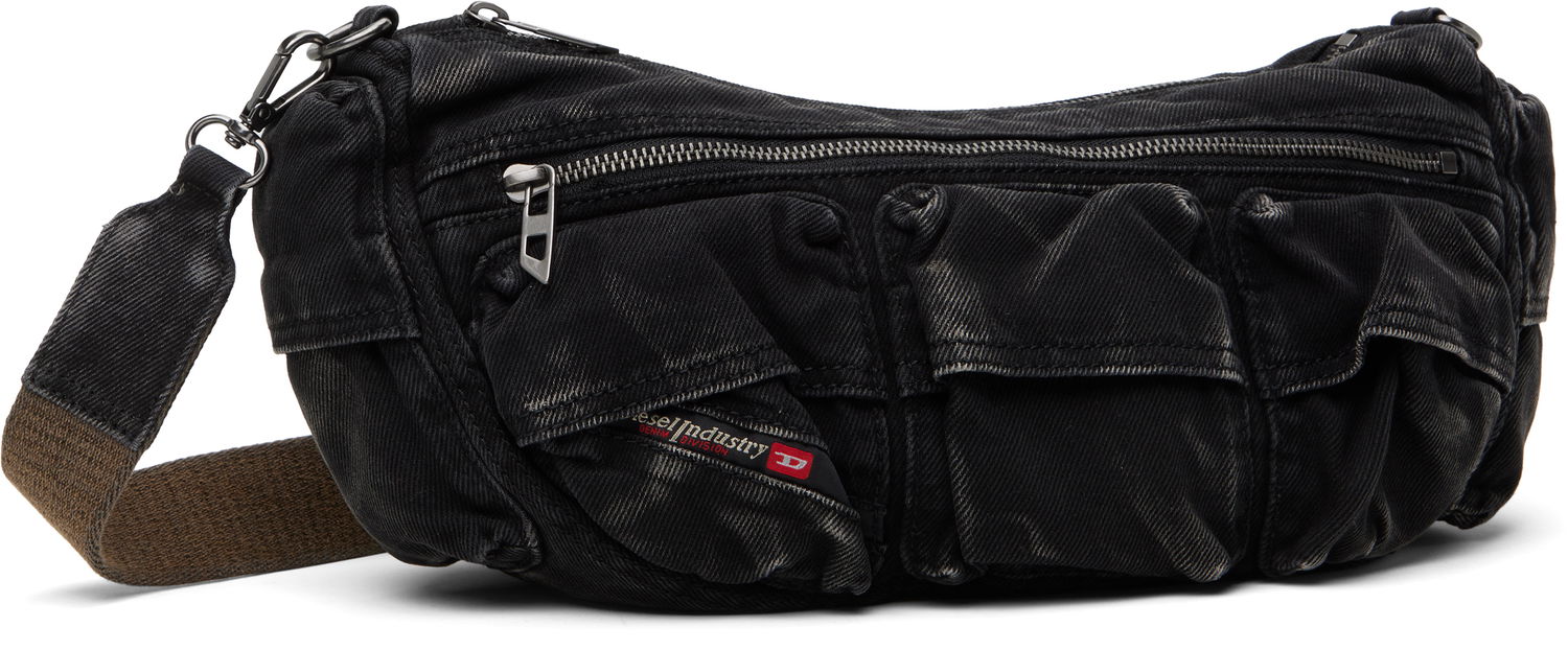 Чанта през рамо Diesel Multi-Pocket Crossbody Bag Черно | X10220 P4485, 1