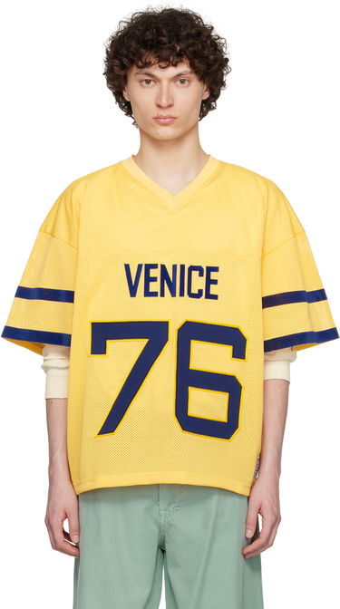 Фланелка ERL ERL 'Venice 76' Football Jersey Жълто | ERL10T014, 0