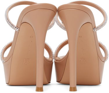 Кецове и обувки Gianvito Rossi Cannes Platform Sandals Бежово | G16140.85RIC.XCN, 1