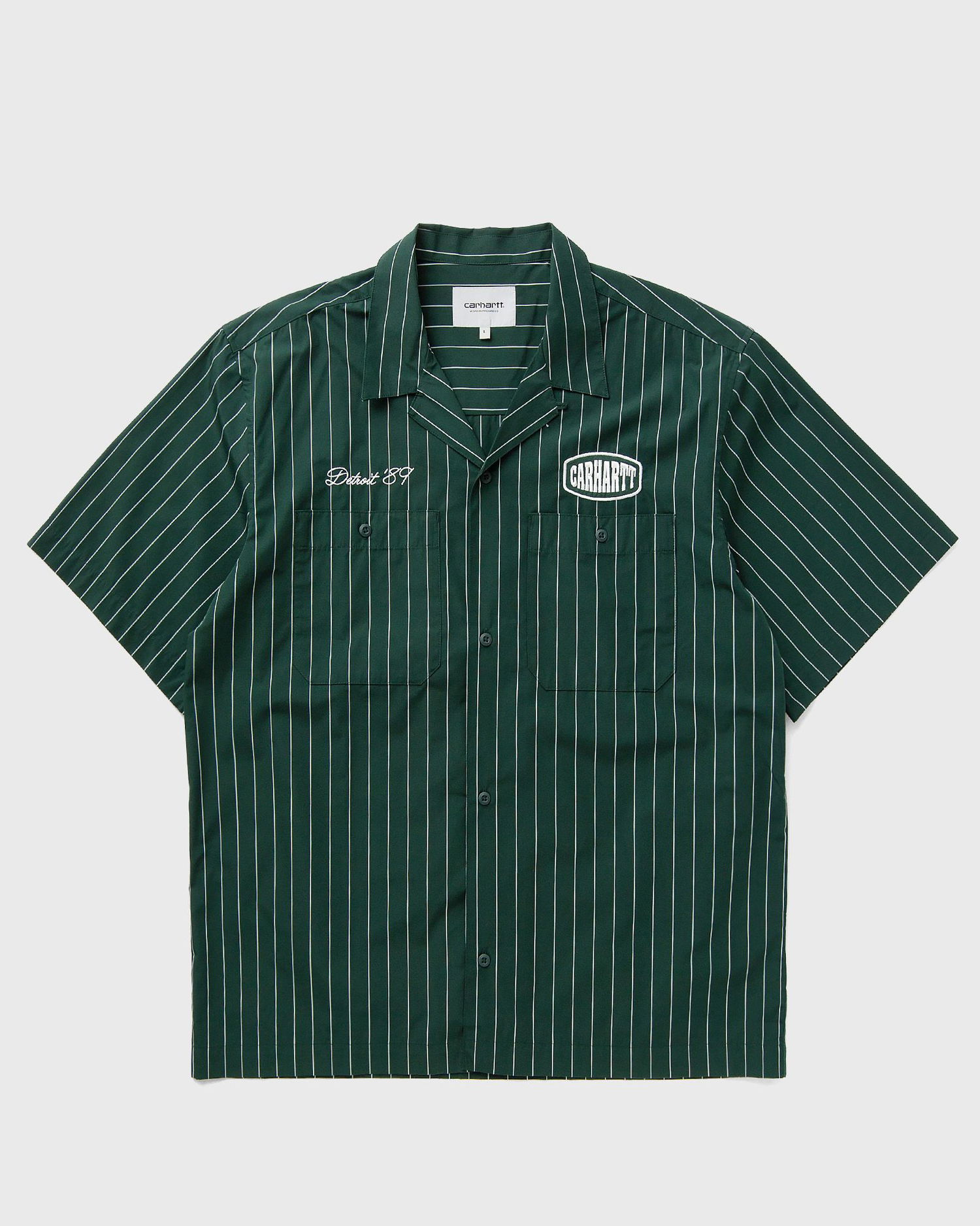 Риза Carhartt WIP Hendry Short Sleeve Button-Down Shirt Зелено | I034534-2Y4.XX, 1