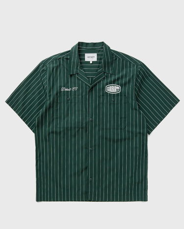 Риза Carhartt WIP Hendry Short Sleeve Button-Down Shirt Зелено | I034534-2Y4.XX, 1