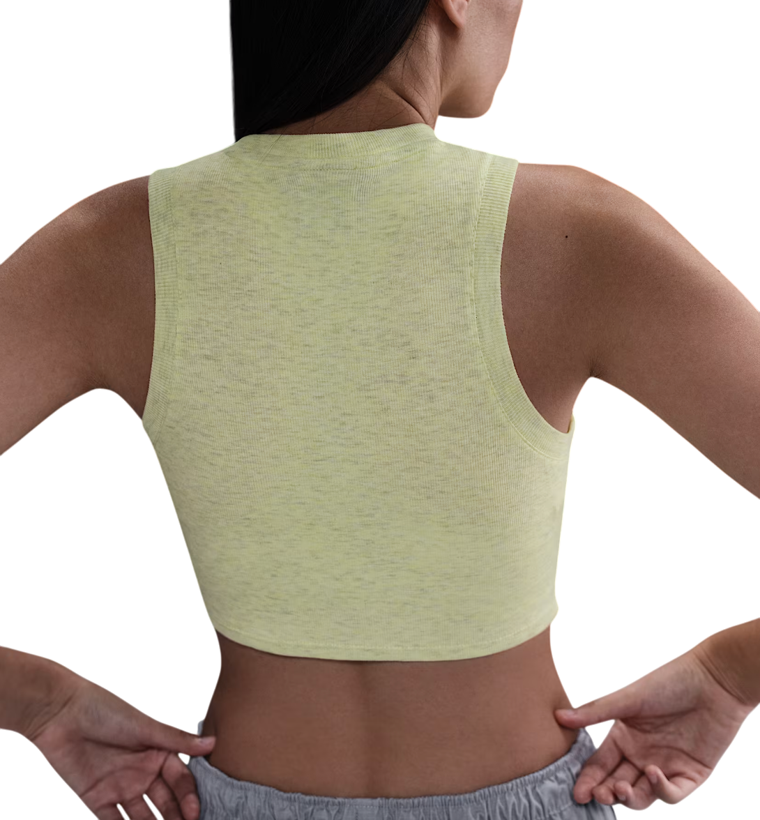 Потник Nike Nike Chill Knit Cropped Tank Top Жълто | fb8279-701, 1