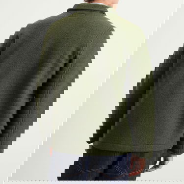 Яке Universal Works Wool Fleece Field Jacket, Size Small Зелено | 00017-OLV, 3