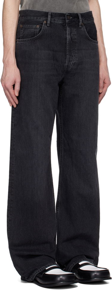 Дънки Acne Studios Loose-Fit Jeans Черно | B00363-, 1