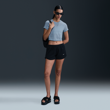 Съкратен топ Nike Sportswear Chill Knit Cropped T-Shirt Синьо | HF9538-423, 4