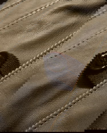 Яке бомбър OUR LEGACY Compel Leather Bomber Jacket with Fur Hood Зелено | M4259CO 001, 3