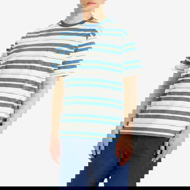Тениска BEAMS Beams Plus Multi Stripe Pocket T-Shirt, Size Large Синьо | 3804-0087-156-70, 2