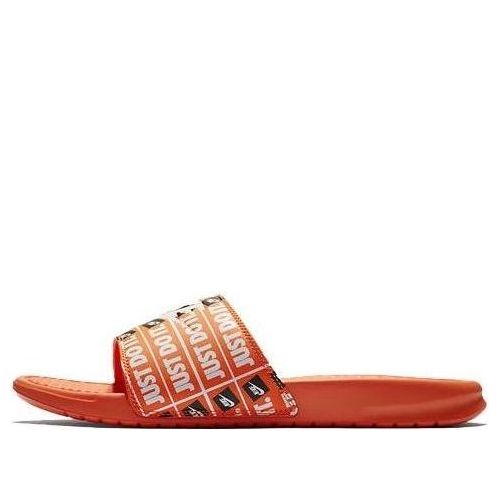 Кецове и обувки Nike Benassi JDI Print Slides Оранжево
 | 631261-800