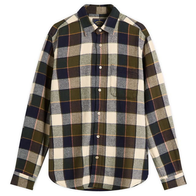 Pine Flannel Check Shirt, Size Small