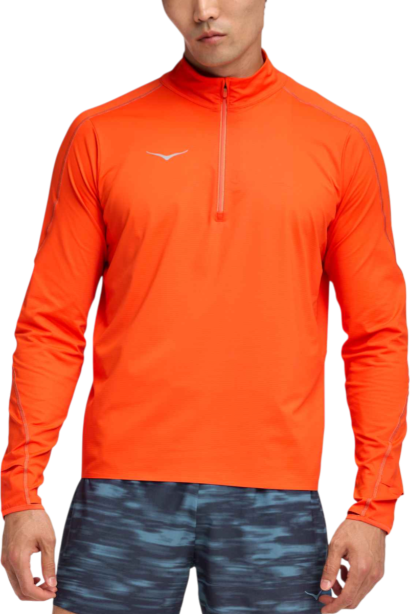 Суитчър Hoka One One Hoka GlideTech Quarter Zip Top Оранжево
 | 1164156-lva, 0