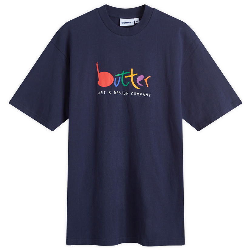 Тениска Butter Goods Art & Design Company Graphic Print T-Shirt Тъмно синьо | BGQ4240021-NVY