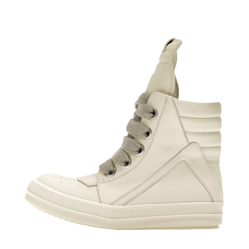 Кецове и обувки Rick Owens Lido Geobasket Jumbo Laced Бяло | RP01D2898-LCOW2-1111